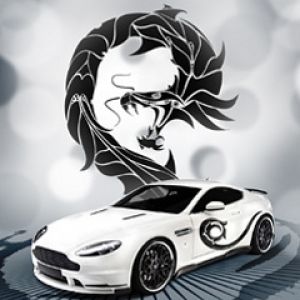 Auto Sportivo Bianco Elegante