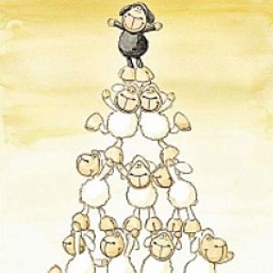 Piramide di Pecore Divertente