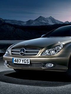 Mercedes Auto Vista Notturna - wallpaper preview