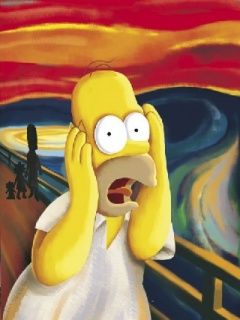 Homer Simpson ne L'Urlo