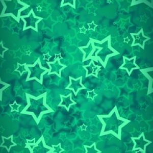 Pattern di Stelle Verdi