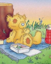 Orsetto Carino al Picnic - wallpaper preview