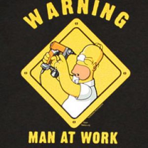 Homer Simpson Avviso