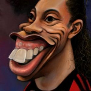 Caricatura di Ronaldinho