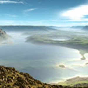 Paesaggio del Lago Sereno