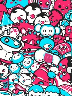 Personaggi Colorati e Carini - wallpaper preview