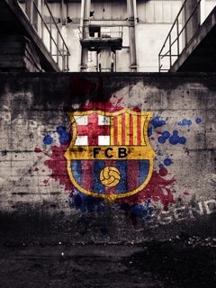 Arte Graffiti FC Barcelona - wallpaper preview