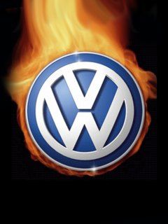 Logo Volkswagen in Fiamme - wallpaper preview