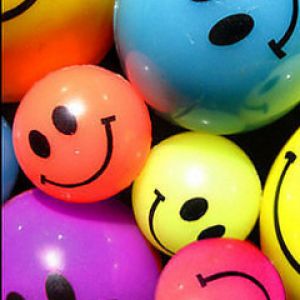 Palline Colorate con Sorriso