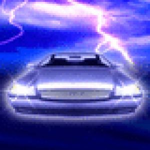 Auto Futuristico con Fulmine