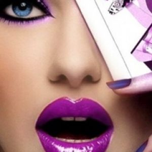 Trucco Viola Glamour