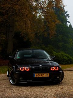 Auto BMW E46 Nera - wallpaper preview