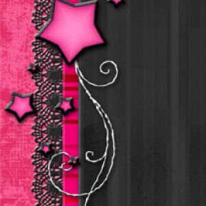 Design con Stelle Rosa