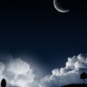Cielo Notturno con Luna