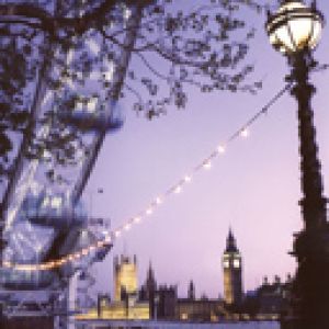 London Eye al Crepuscolo