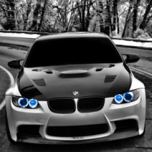 BMW M3 Nero e Blu