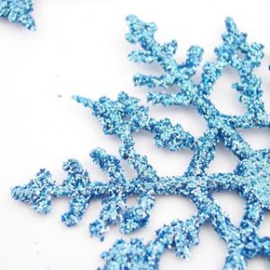 Fiocchi di Neve Blu Glitterati