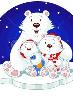 Carina Famiglia di Orsi Polari - wallpaper preview
