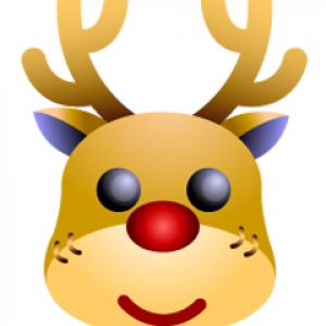Emoji Renna Carina