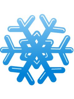 Design Fiocco di Neve Blu - wallpaper preview