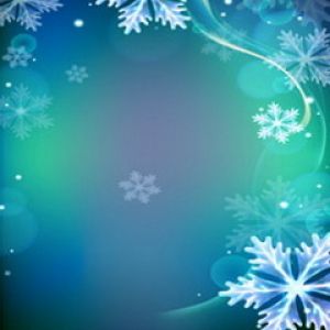 Sfondo con Fiocchi di Neve Invernali