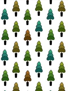 Pattern di Alberi Colorati