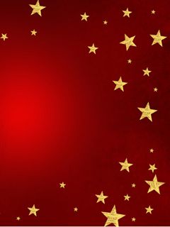 Stelle Dorate su Sfondo Rosso - wallpaper preview