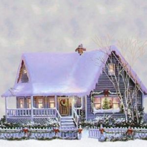 Accogliente cottage invernale