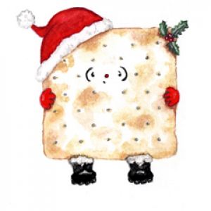 Carattere Carino del Crackers di Natale