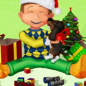 Gioia di Natale con Cucciolo