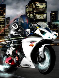 Moto Yamaha R1 - wallpaper preview