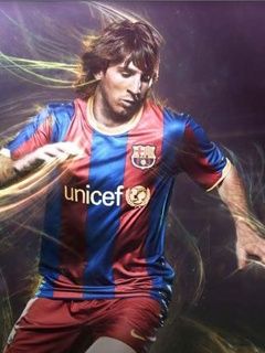 Lionel Messi in Azione