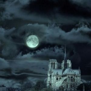 Cattedrale Gotica al Chiaro di Luna