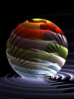 Sfera Astratta Colorata