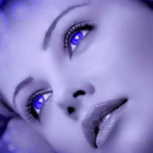 Arte degli Occhi Blu Mistici