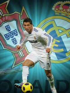 Azione di Calcio Cristiano Ronaldo - wallpaper preview