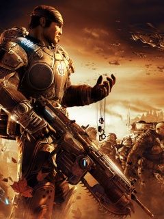 Arte del Personaggio di Gears of War - wallpaper preview