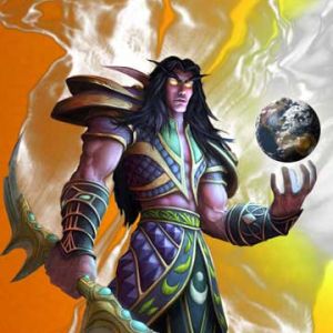 Guerriero Fantastico con Terra