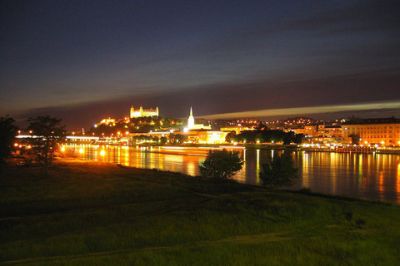 Skyline Notturna di Bratislava