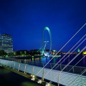 Skyline Notturno di Londra