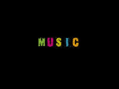 Tipografia Musicale Colorata - wallpaper preview