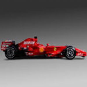 Auto da corsa Ferrari F1