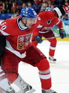 Scatto di Azione Giocatore di Hockey Ceco - wallpaper preview