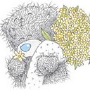 Orsetto Carino con Fiori