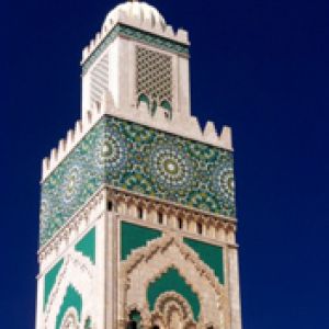 Bellissimo Minareto di Moschea