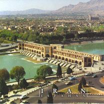Panorama di Isfahan in Iran - wallpaper preview