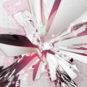 Design Astratto Rosa e Argento