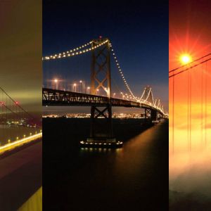 Ponte di Golden Gate di Notte