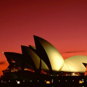Tramonto sulla Sydney Opera House