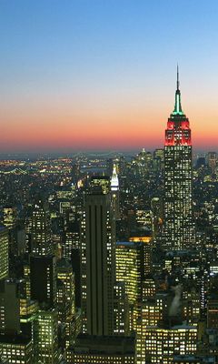Empire State Building al Tramonto - wallpaper preview